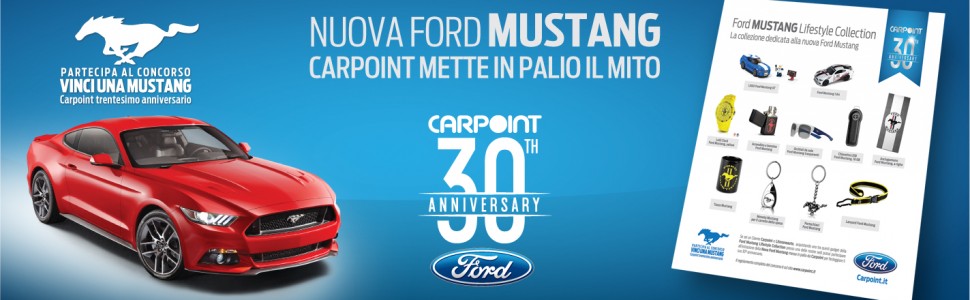 Offerta Ford Carpoint giugno 2016 e concorso Vinci una Mustang