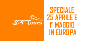 3A Tours: Proposte turistiche per i ponti 25 Aprile/1°Maggio