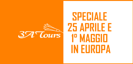 3A Tours: Proposte turistiche per i ponti 25 Aprile/1°Maggio
